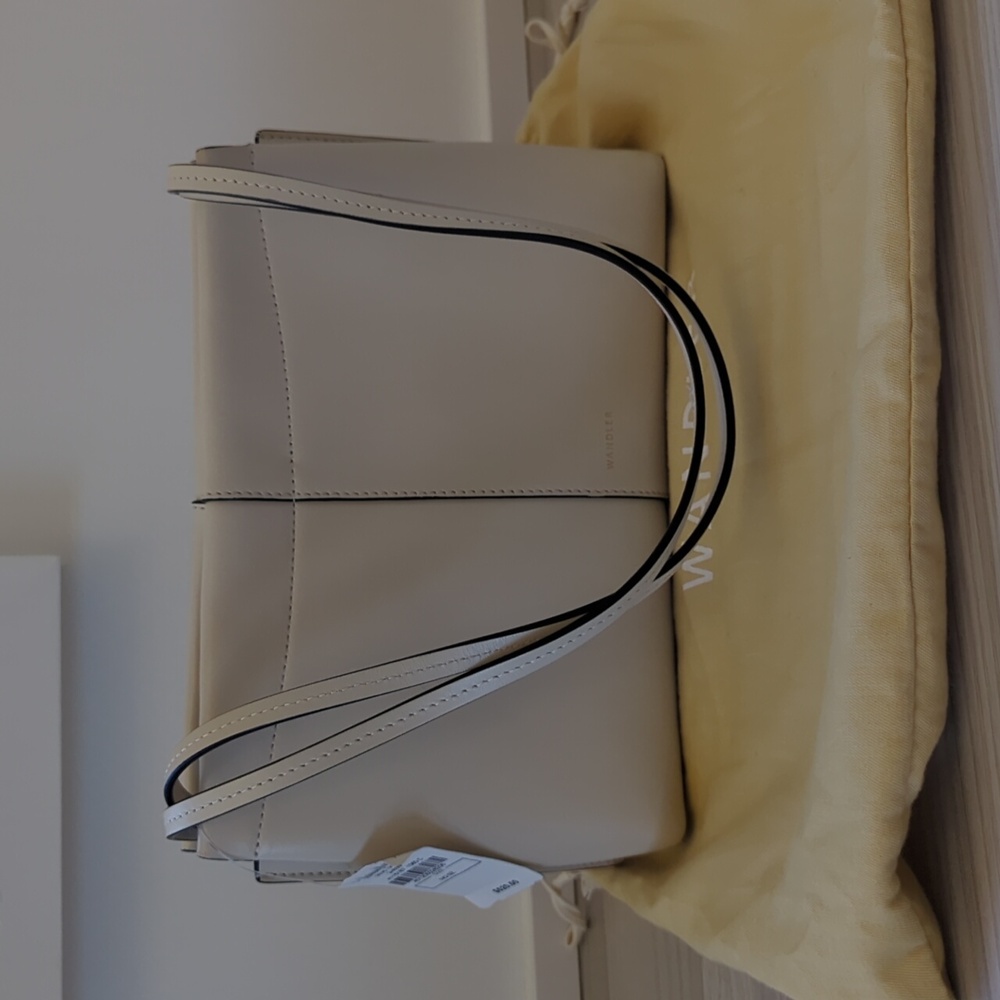Wandler leather top handle bag
